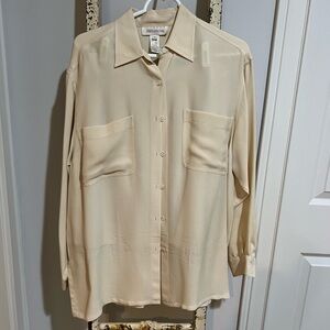 Jones New York Cream Blouse